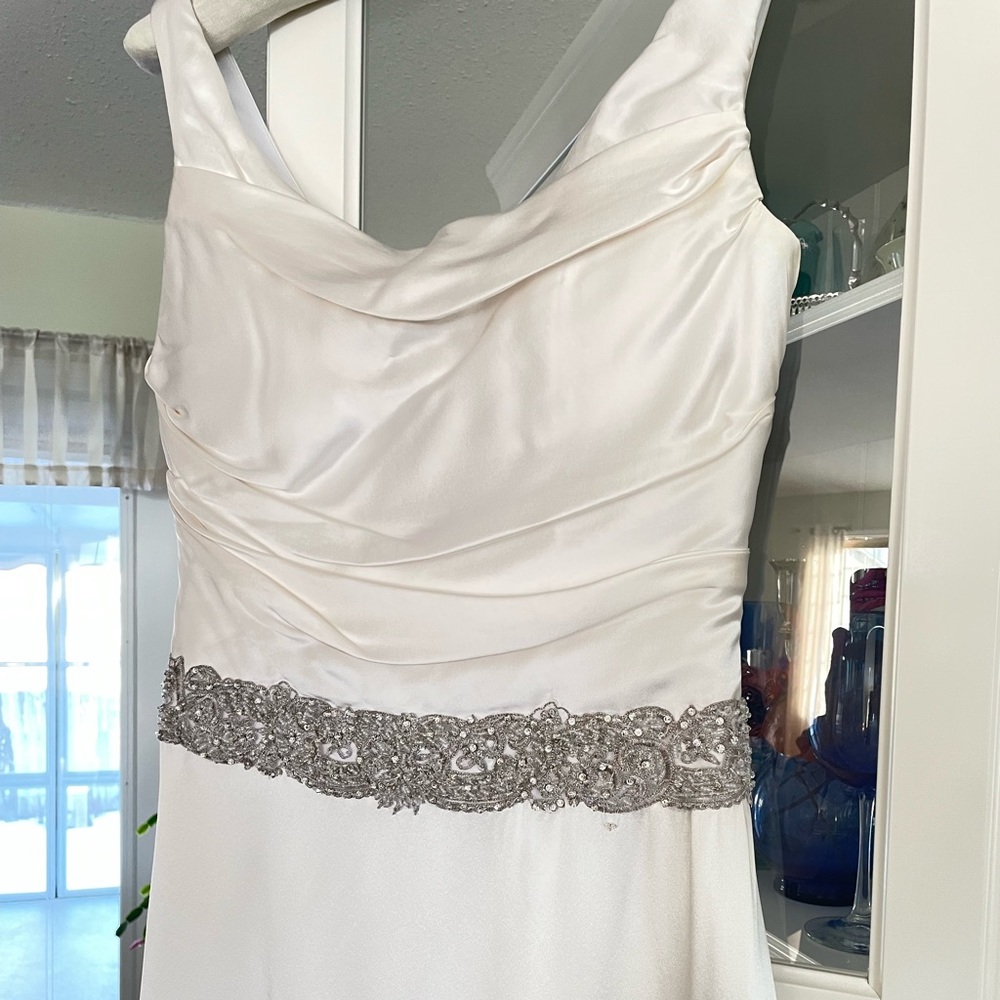 Winnie Couture 100% Silk Wedding Dress - Picture 10 of 11